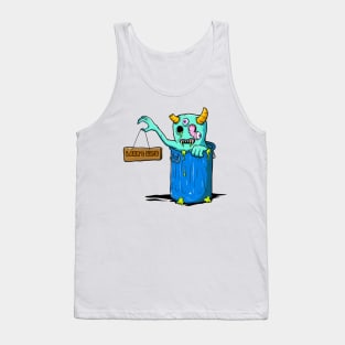 Monster says "I Don't Care" Tank Top